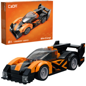 CaDA C55060W Samochód wyścigowy Blitz Orange 163 elementów
