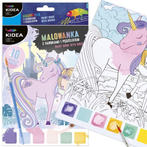Malowanka A5 wróżki + akcesoria KIDEA