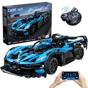 CaDA C51302W Samochód wyścigowy zdalnie sterowany Bluefire Specter Auto sportowe 421 elementów RC