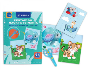 Zestaw do nauki wycinania Zwierzaki - Starpak