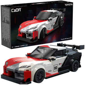 CaDA C55041W Samochód wyścigowy Toyota GR Supra GT4 324 elementy 1:24