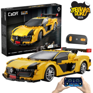 CaDA C51094W Samochód zdalnie sterowany Auto Sportowe 21 cm 1:20 Renault Sport RS.01 294 elementów RC Dual Mode C51094W