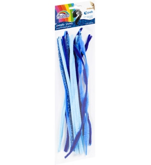 Druciki kreatywne 30 cm 20 szt. niebieskie Fiorello