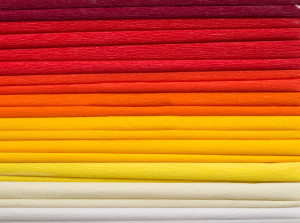 Bibuła marszczona 10 kol. Ciepłe kolory - Happy Color