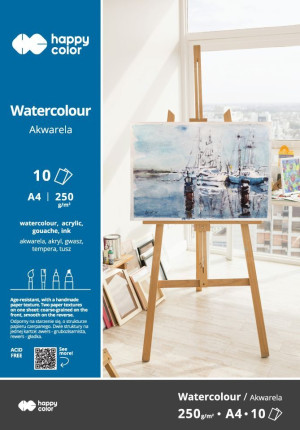 Blok akwarelowy Art A4/10k 250g - Happy Color