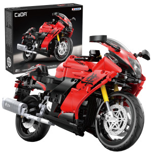 CaDA C64051W Suzuki Hayabusa Motocykl Pojazd 1043 elementy 1:6