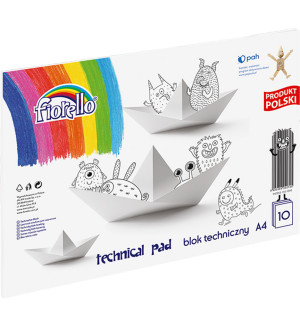 Blok techniczny A4/10k Fiorello
