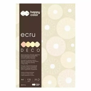 Blok Deco A4/20K ecru 170g - Happy Color