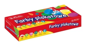 Farby plakatowe 12 kolorów Herlitz