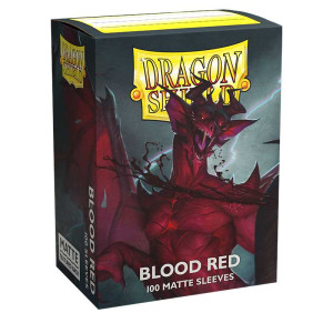 Dragon Shield Standard Sleeves - Blood Red 'Simurag' (100 Sleeves)