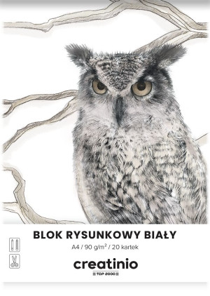 Blok rysunkowy A4/20k 90 g Creatinio