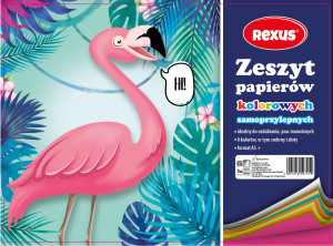Papier kolorowy samoprzylepny A5/8k Beniamin
