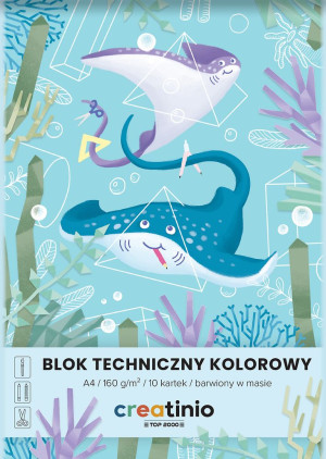 Blok Techniczny A4/10K biały Creatinio