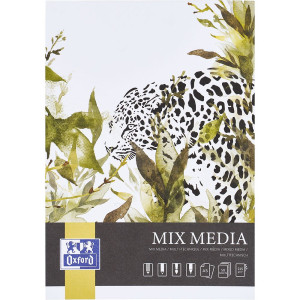 Blok artystyczny A5/50K mix media 225g klejony Oxford