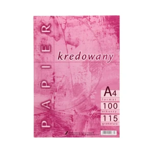 Papier kredowy A4 115 g 100 arkuszy - Kreska