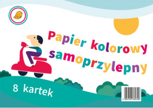 Papier samoprzylepny kolorowy 8xA4 - Soplak
