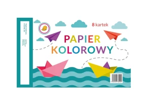 Papier kolorowy 8xA5 - Soplak