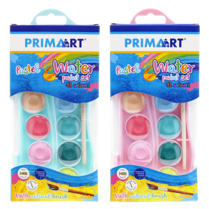 Farby akwarelowe 12 kolorów + pędzel pastel PrimaArt