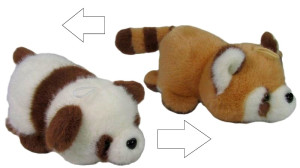 Pluszak panda flipująca 20 cm - SunDay