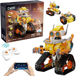 CaDA C83003W Robot W.Bot zdalnie sterowany Code Robot RC 3w1 455 elementów