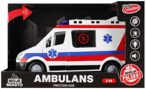 Auto pogotowie ambulans światło dźwięk - Mega Creative