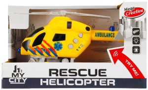 Helikopter grający i świecący - Mega Creative