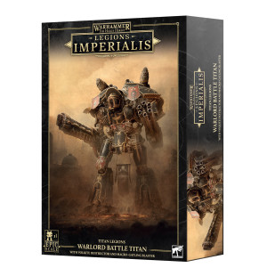 Warhammer Legions Imperialis: Titan Legions - Warlord Battle Titan With Volkite Destructor and Macro Gatling Blaster