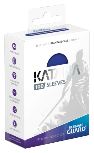 Ultimate Guard Katana Sleeves Standard Size (100) - Blue