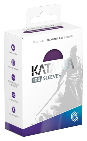 Ultimate Guard Katana Sleeves Standard Size (100) - Iris Bloom