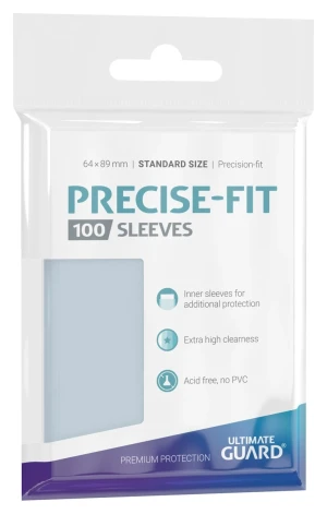 Ultimate Guard Precise-Fit Sleeves Standard Size (100) - Side-Loading