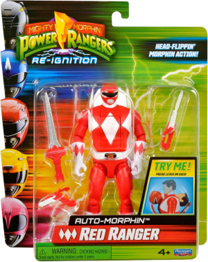 Power Rangers figurka Auto-Morphine Czerwony Ranger
