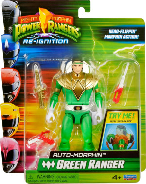 Power Rangers figurka Auto-Morphin Zielony Ranger