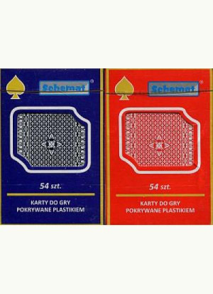 54 karty do gry - Schemat