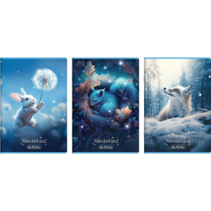 Zeszyt A4/32k linia kolorowa Wonderland - Herlitz