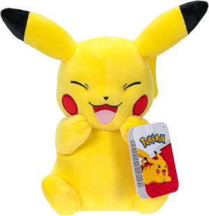 Maskotka Pokemon Pikachu uśmiechnięty 20 cm Jazwares