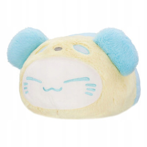 Maskotka Nemuneko Kot w niebieskiej pastelowej pandzie 33 cm