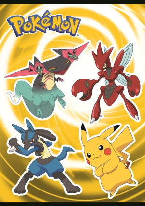Zeszyt Pokemon A5/16K linia 2-kol St. Majewski