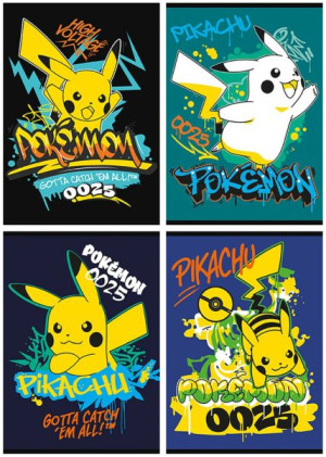 Zeszyt Pokemon A5 kratka 32k St. Majewski