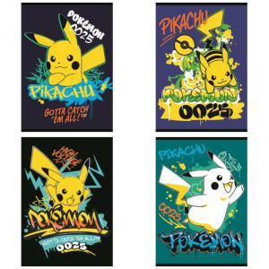 Zeszyt Pokemon A5 linia dwukolorowa 32k St. Majewski