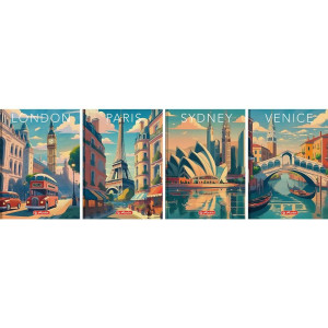 Brulion A6/96K kratka Retro City - Herlitz