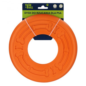 Zabawka dla psa dysk pomarańczowy 25,5 cm - Trik&Roll