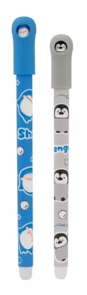 Długopis wymazywalny Soft Animals Pingwin 0,7 mm - M&G