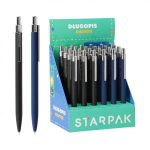 Długopis automatyczny metalowy Smooth 0,7 - Starpak