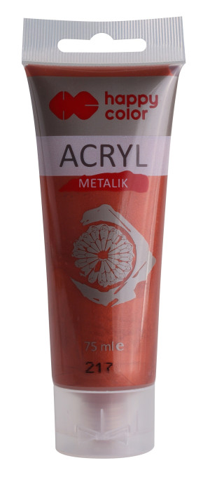 Farba Akrylowa Metalik 75 ml Miedziana 217 - Happy Color