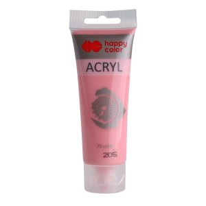 Farba akrylowa różowa pastel 75 ml 205 - Happy Color