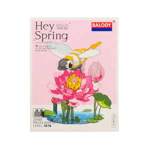 Klocki Hey Spring ważka na liliach wodnych 201 el. - Mega Creative