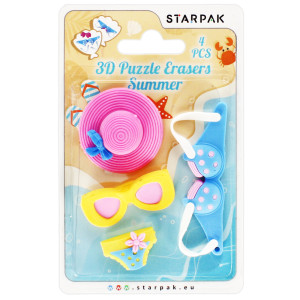 Gumka do mazania Summer 4 szt. Starpak