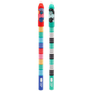 Długopis wymazywalny tabliczka mnożenia 0.5 mm niebieski - Happy Color