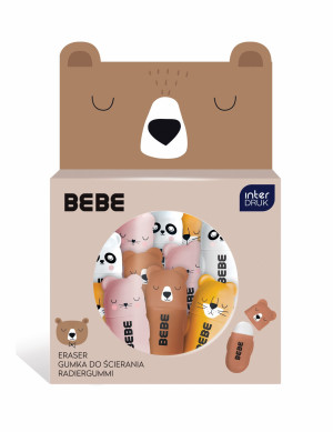 Gumka do ścierania mini w etui BEBE Friends