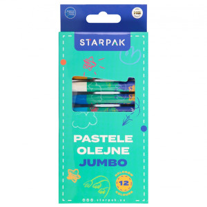 Pastele olejne Jumbo 12 kol. - Starpak
